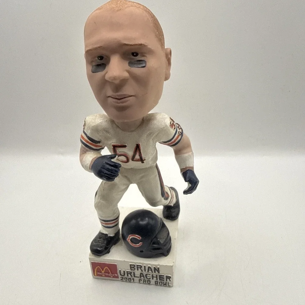 Brian Urlacher 2001 Pro Bowl Chicago Bears Vintage Football Bobblehead